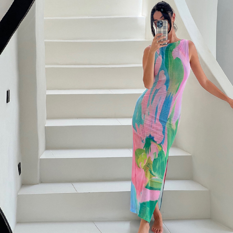 VELMORA BABYSHOWER | Pastel Maxi Dress
