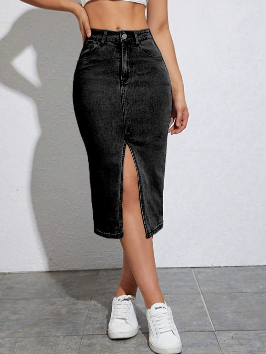 VELMORA - DENIM ROK