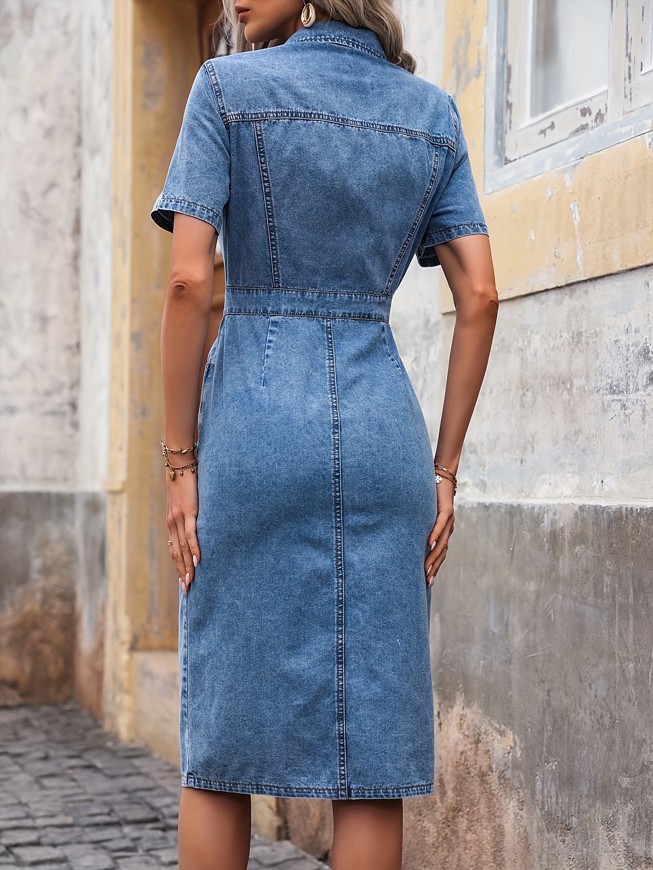 VELMORA - DENIM JURK