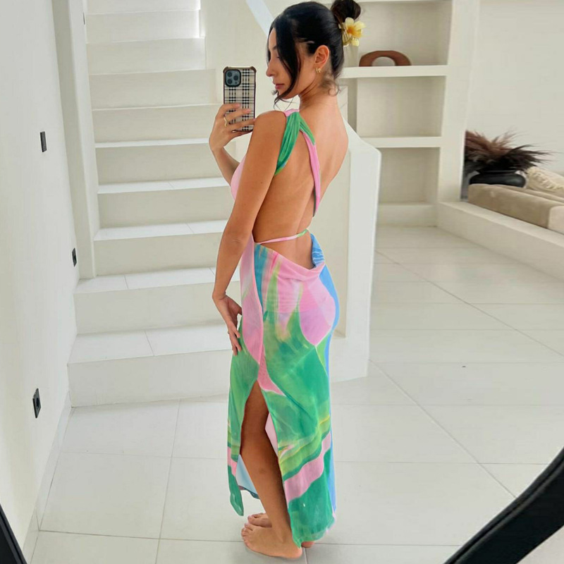 VELMORA BABYSHOWER | Pastel Maxi Dress
