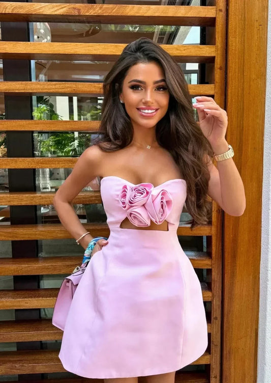 VELMORA BABYSHOWER | Floral Mini Dress