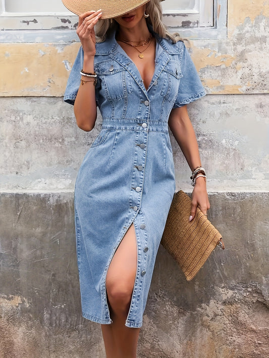 VELMORA - DENIM JURK