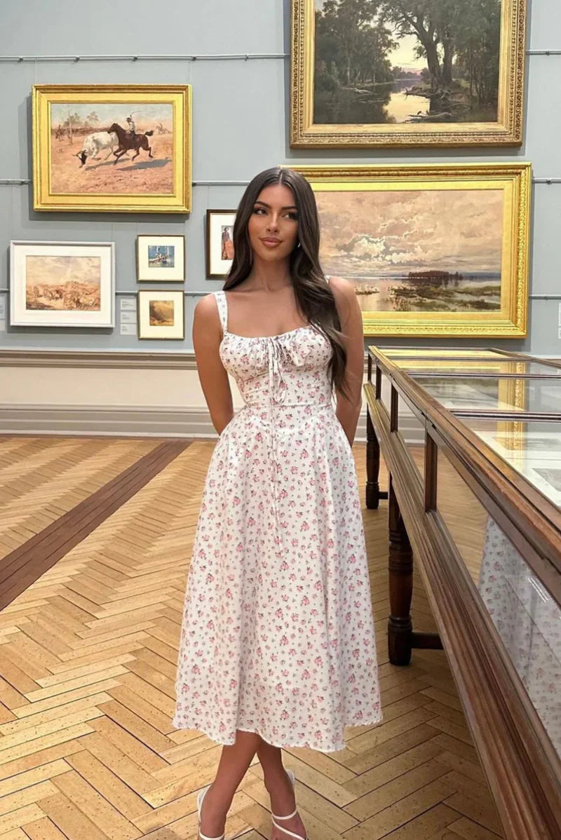 VELMORA BABYSHOWER | Corset Midi Dress