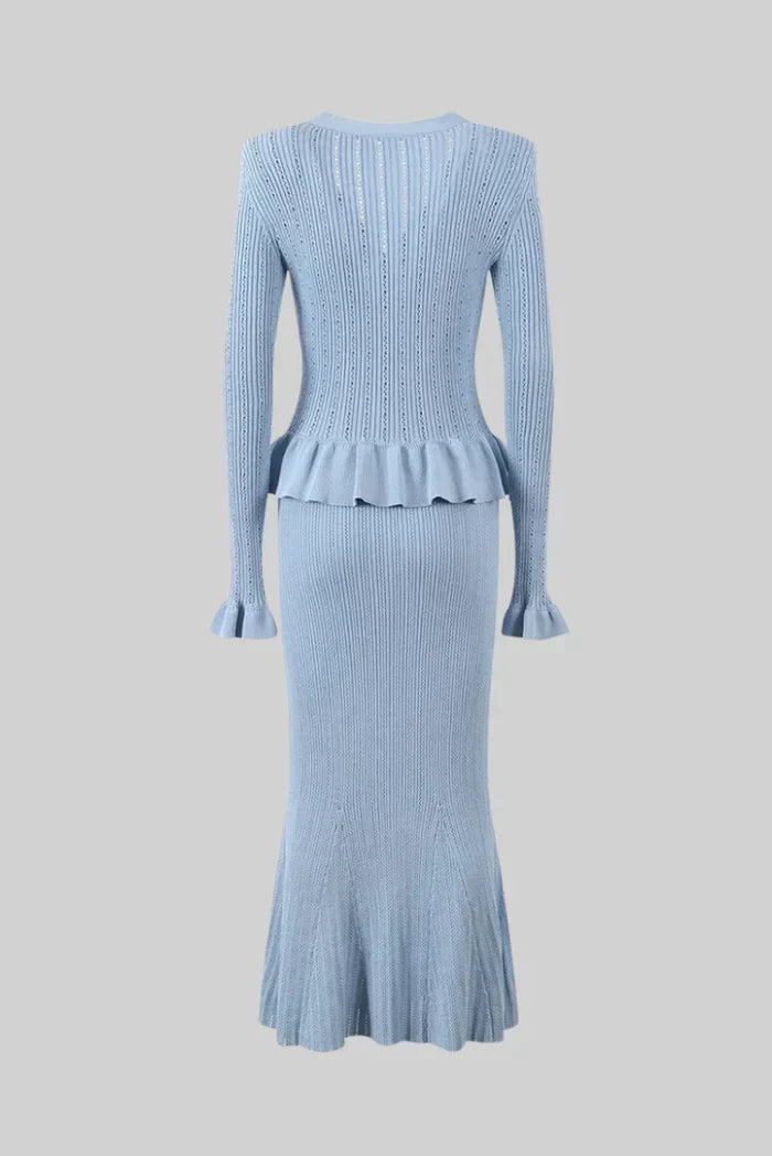 VELMORA BABYSHOWER | V-Neck Knitted Set