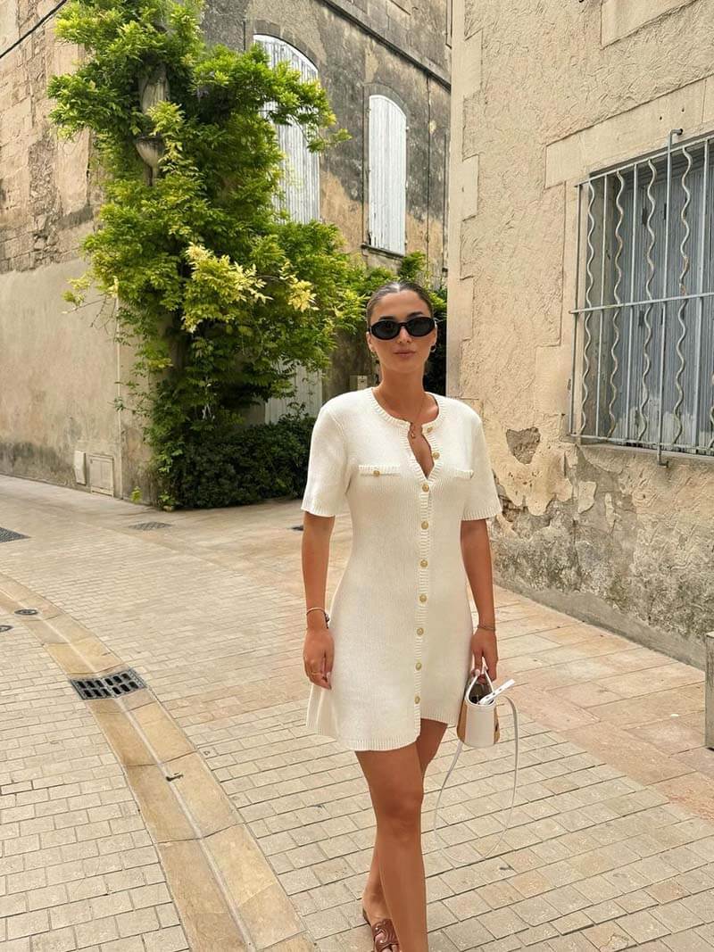 VELMORA BABYSHOWER | Knitted Mini Dress