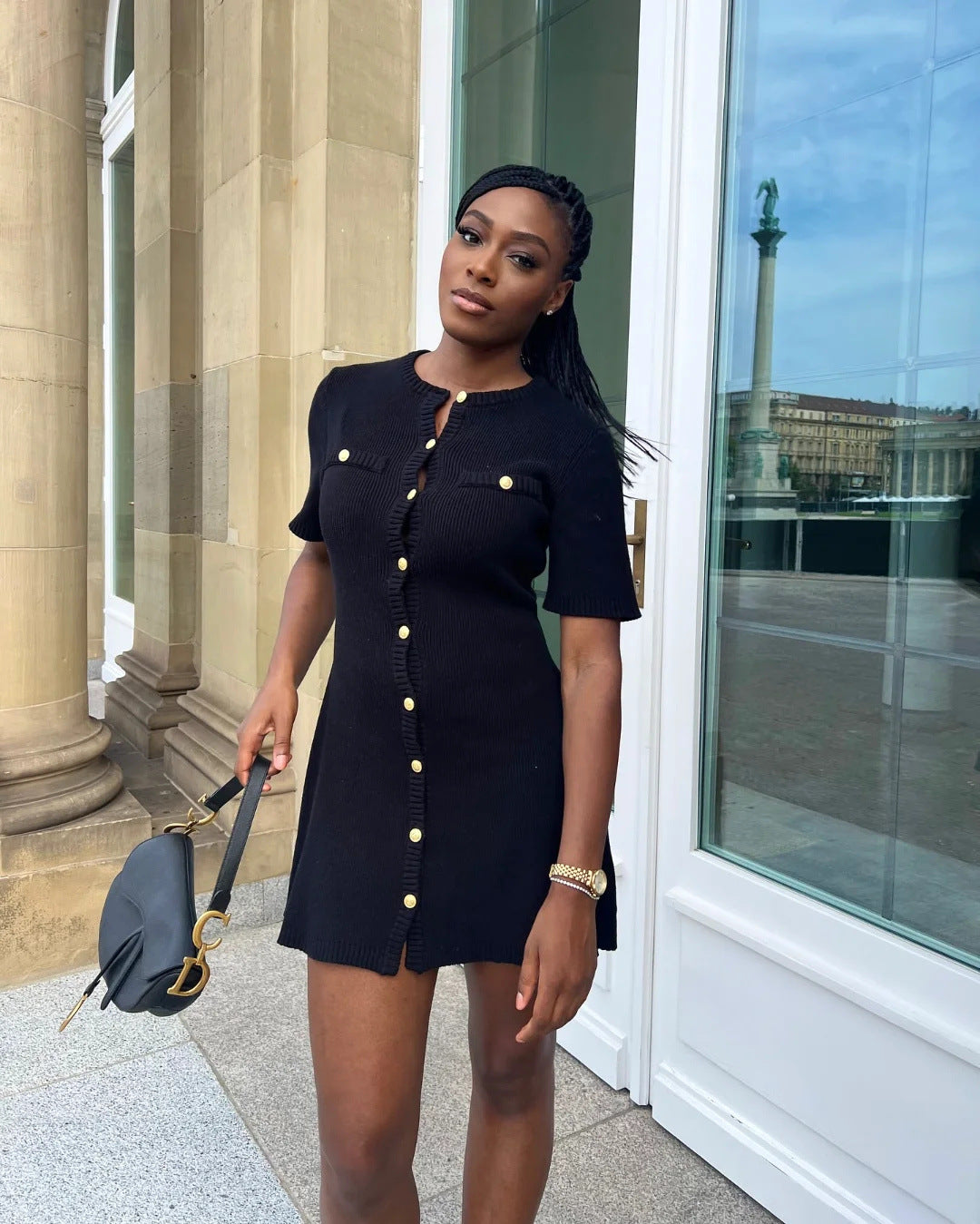 VELMORA BABYSHOWER | Knitted Mini Dress