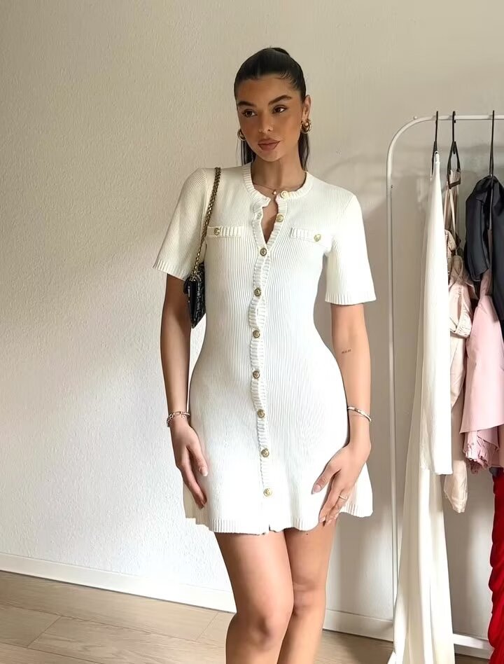 VELMORA BABYSHOWER | Knitted Mini Dress