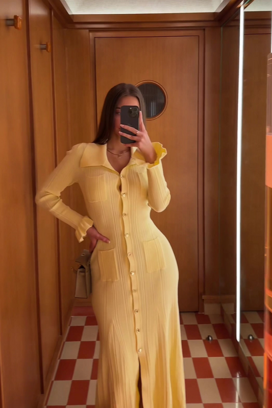 VELMORA BABYSHOWER | Knit Maxi Dress