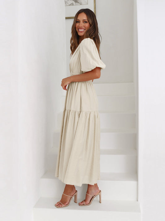 VELMORA BABYSHOWER | Puff Sleeves Dress