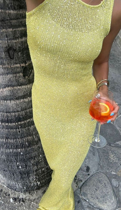 VELMORA BABYSHOWER | Sleeveless Maxi Dress
