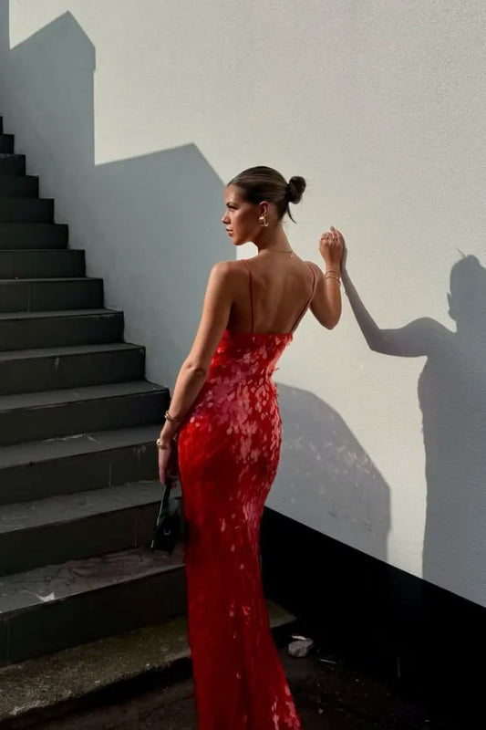 VELMORA IBIZA  | Sequin Maxi Long Dress