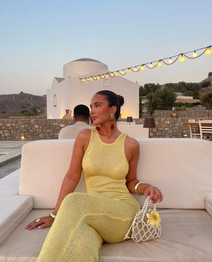 VELMORA BABYSHOWER | Sleeveless Maxi Dress