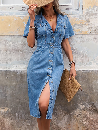 VELMORA - DENIM JURK