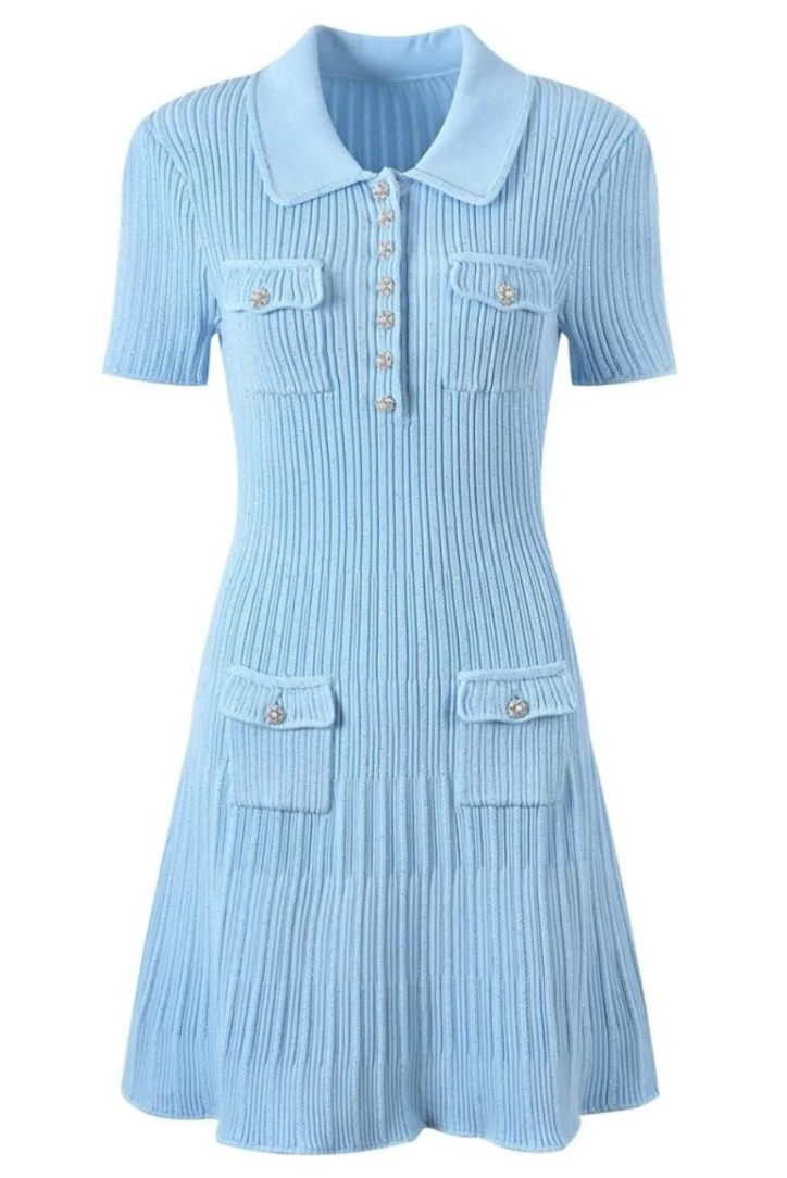VELMORA BABYSHOWER | Ribbed Mini Dress