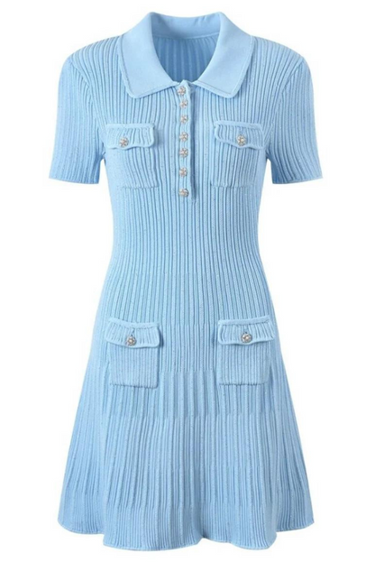 VELMORA BABYSHOWER | Ribbed Mini Dress