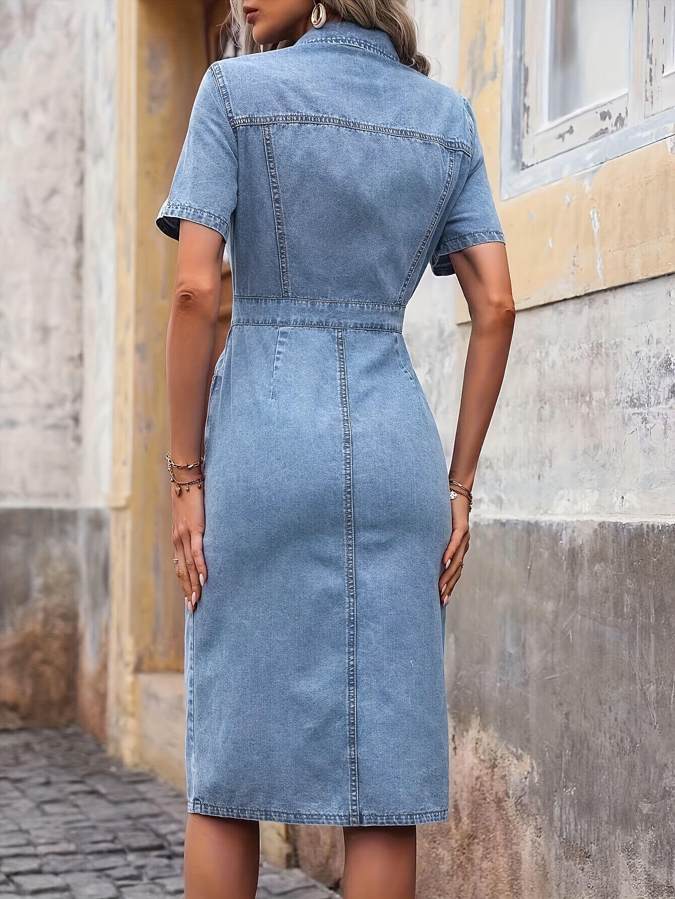 VELMORA - DENIM JURK