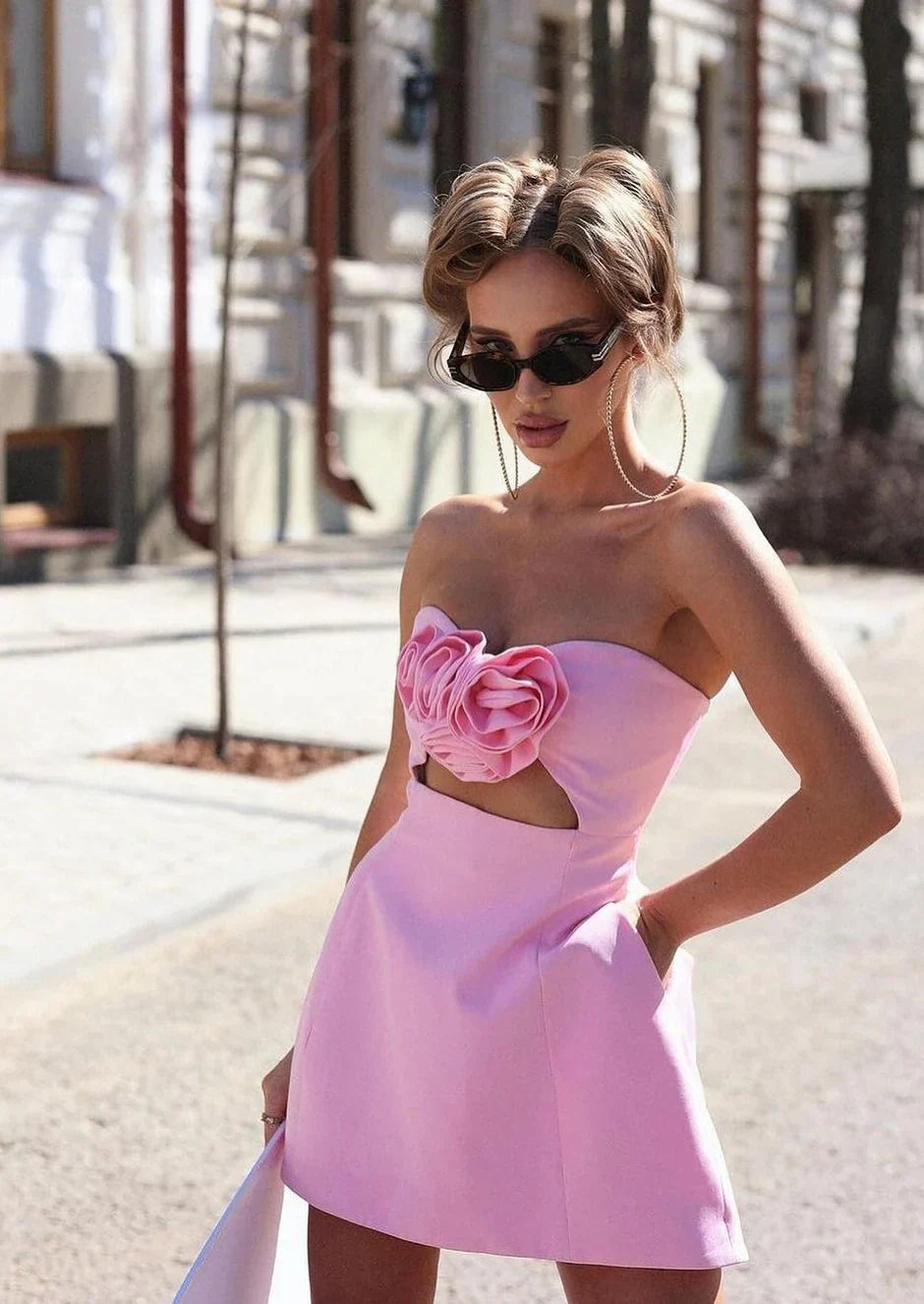 VELMORA BABYSHOWER | Floral Mini Dress