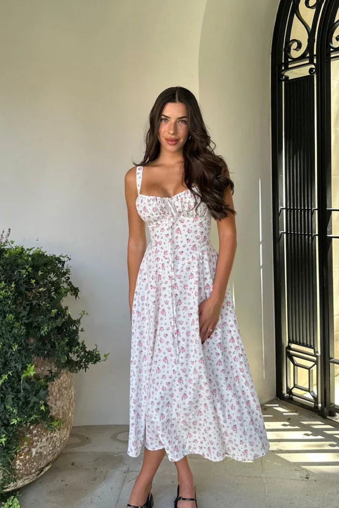 VELMORA BABYSHOWER | Corset Midi Dress