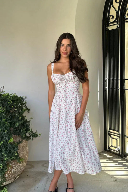 VELMORA BABYSHOWER | Corset Midi Dress