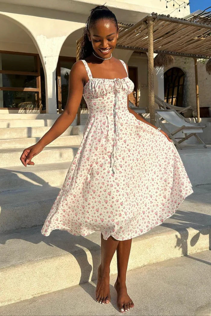 VELMORA BABYSHOWER | Corset Midi Dress