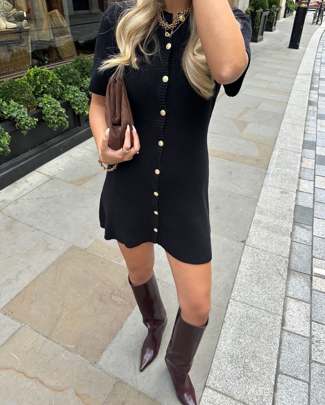 VELMORA BABYSHOWER | Knitted Mini Dress