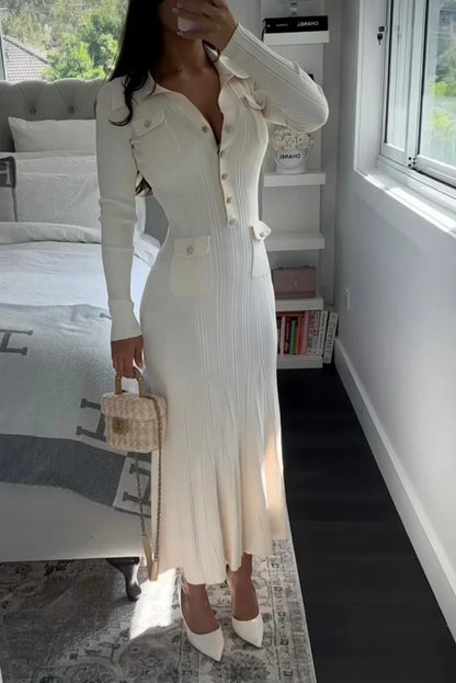 VELMORA BABYSHOWER | Knitted Midi Dress