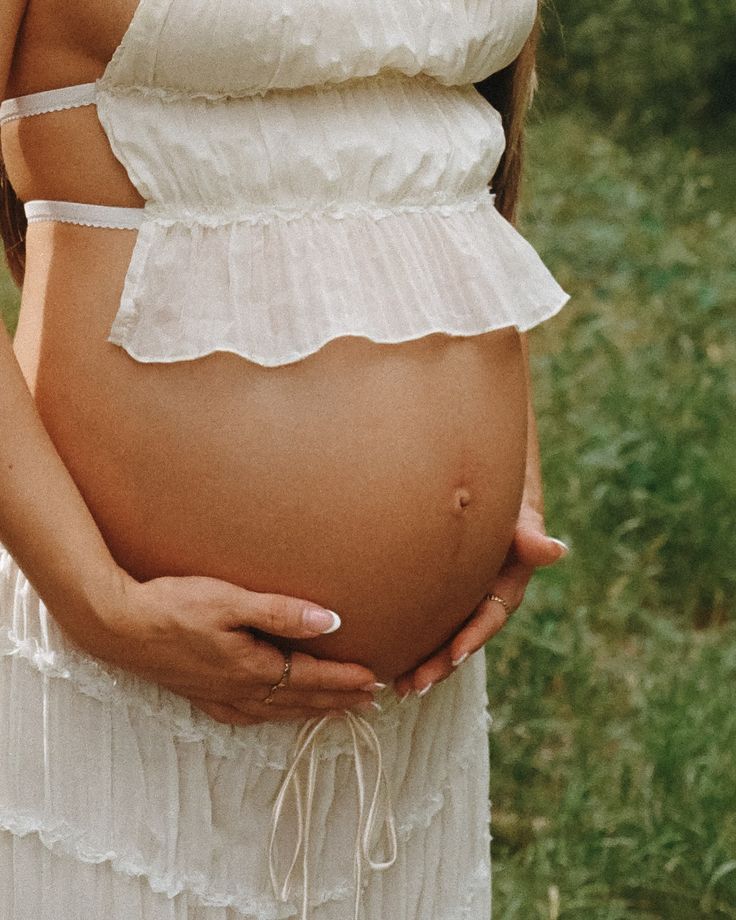 VELMORA BABYSHOWER | Maternity Bohemian Ruffle Set