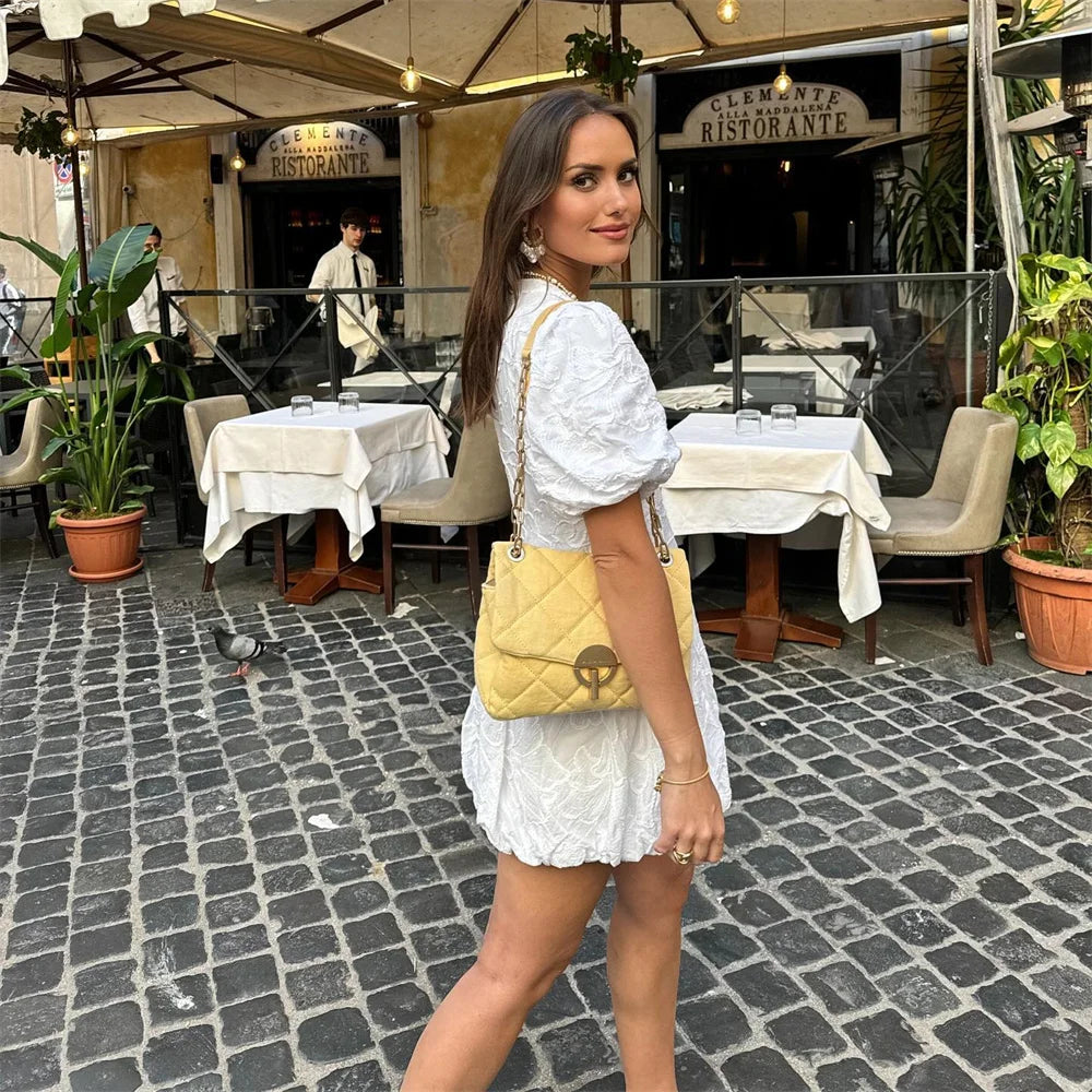VELMORA BABYSHOWER | Chic Embroidered Dress