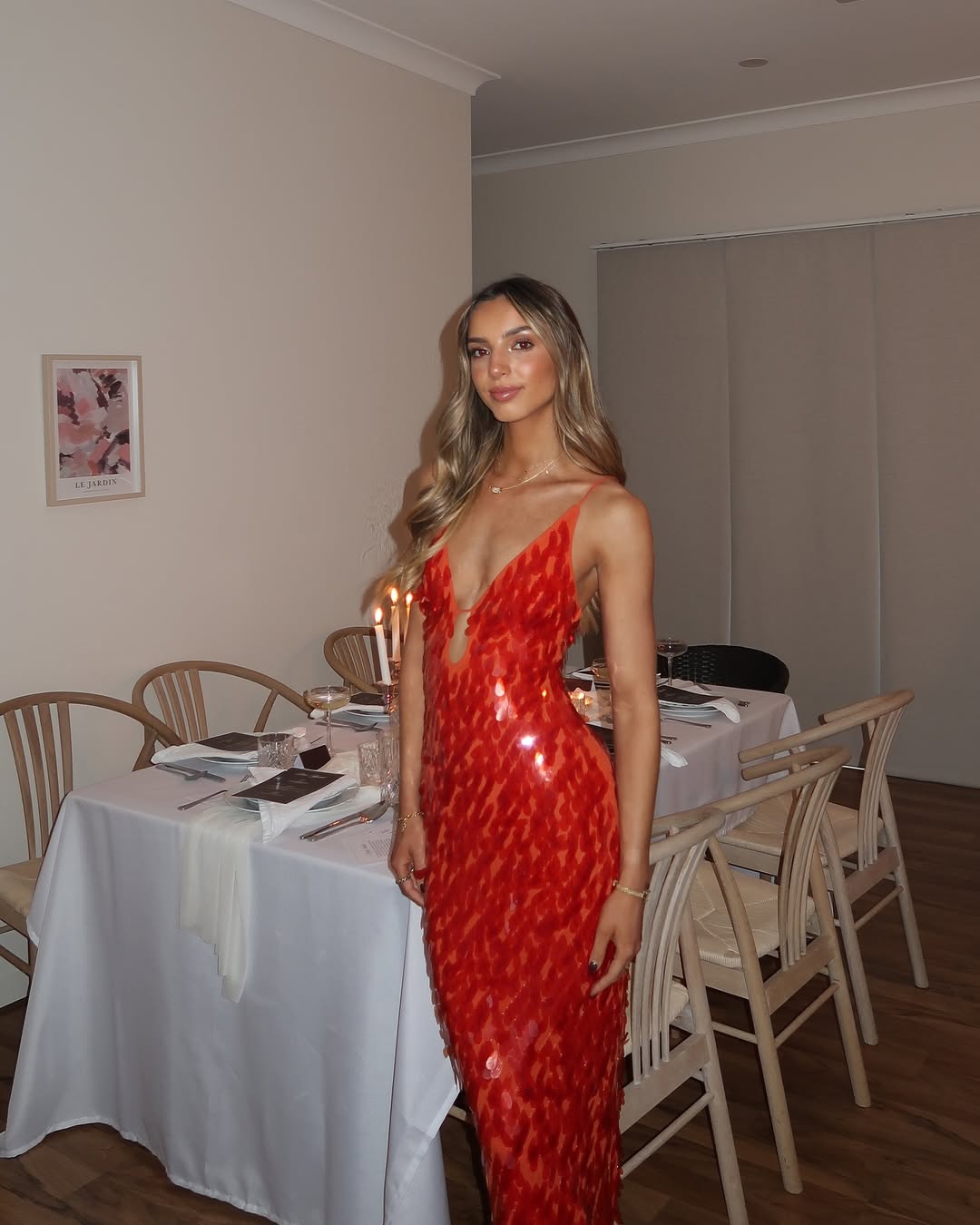 VELMORA IBIZA  | Sequin Maxi Long Dress
