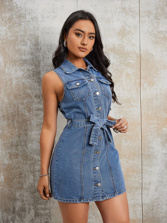 VELMORA -DENIM JURK