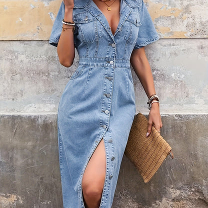 VELMORA - DENIM JURK