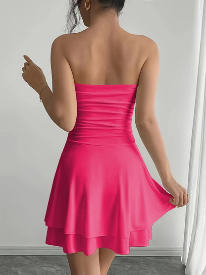 VELMORA-  Mouwloze Jurk