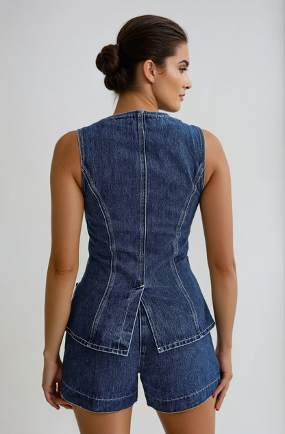 VELMORA - DENIM SET
